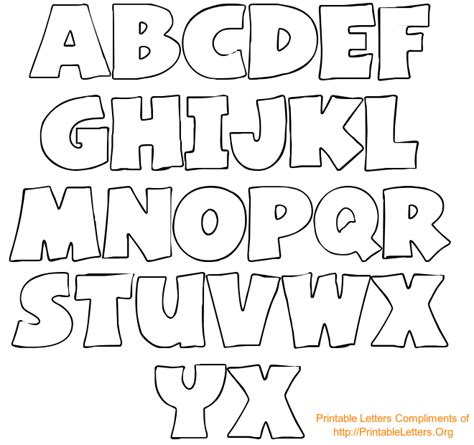 7 Best Images Of Printable Alphabet Letters Templates Alphabet