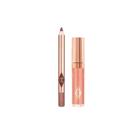 Glossy Nude Pink Lip Duo Mini Lip Gloss Lip Liner Kit Charlotte Tilbury Artofit