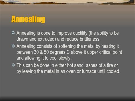 Heat Treatment Of Metals Powerpoint