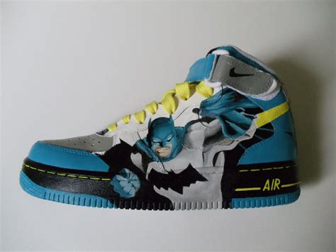 Custom Painted Batman Shoes Nike Air Force Ones