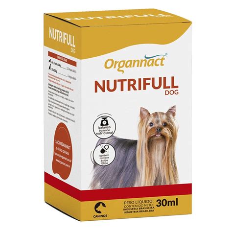 Suplemento Vitamínico Organnact Nutrifull para Cães 30ml Petnautas