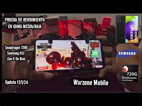 Prueba De Rendimiento En Gama Media Baja Warzone Mobile Con De Ram