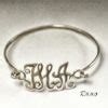 Monogram Bangle Gina Kruger Jewellery Designs