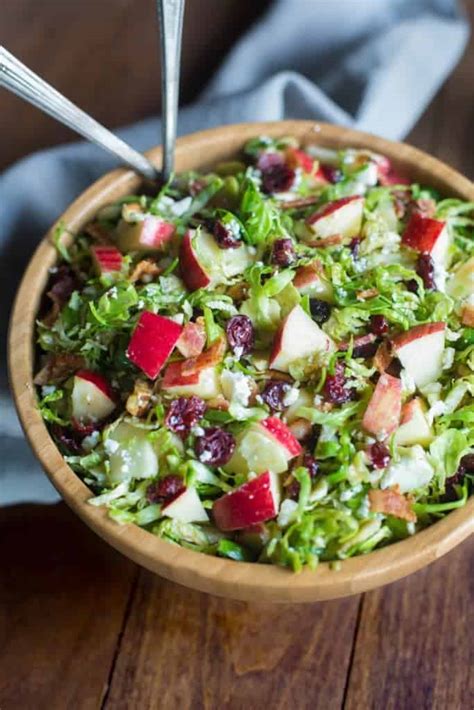 Brussels Sprout Salad With Cranberries And Pecans