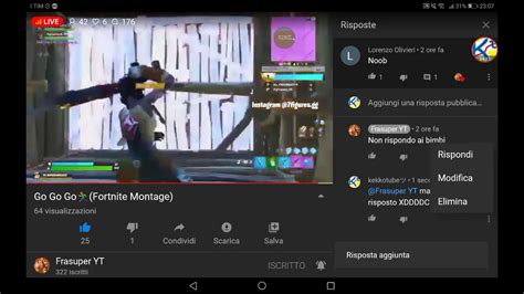 LIVE REAGISCO AI VOSTRI VIDEO YouTube