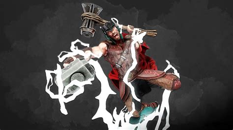 Thor Sculpture 3d Model By Tan Wan Lin Breda