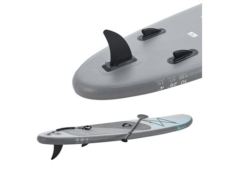 Prancha De Stand Up Paddle In Tec Pvc Cinzento X X Cm