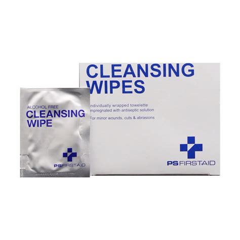 First Aid Cleansing Wipes X20