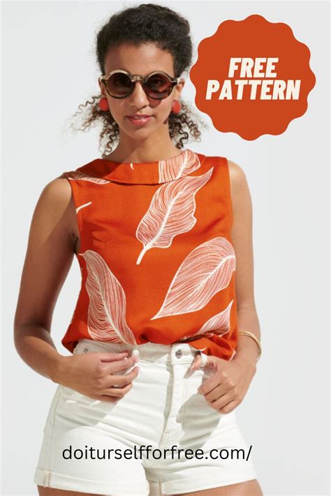 Women Top Sewing Pattern Sewing Top Sewing Shirts Fabric Sewing