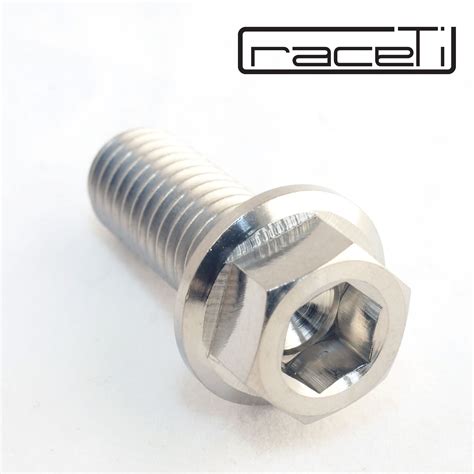 M8 Titanium Hex Head Allen Flange Bolt 20 25 30 35 40 Ti Dual Drive 20 X 125 Ebay