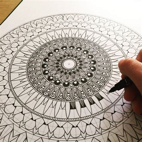 Getting There Mandala Mandalaart Mandaladesign Zenart Zendala Zendoodle Zentangle Tangle