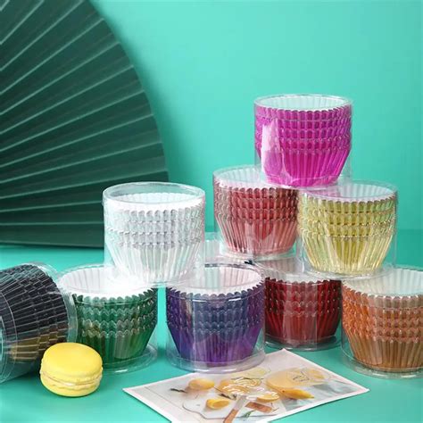 Paper Cupcake Cup Aluminium Foil Muffin Baking Cups Liners Cupcakes