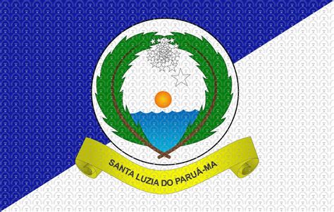 Bras O E Bandeira Da Cidade De Santa Luzia Do Paru Ma Mbi Br