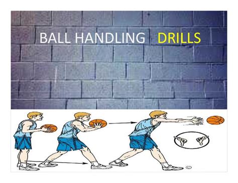 Basketball handling drills.