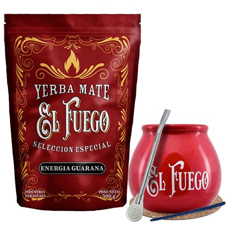 Tienda De Yerba Mate Set De Inicio Para Yerba Mate El Fuego G