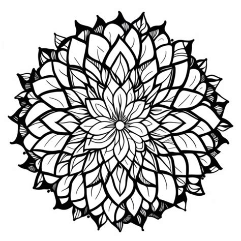 Mandala Para Pintar Mandala Design Para Imprimir E Pintar Foto Premium