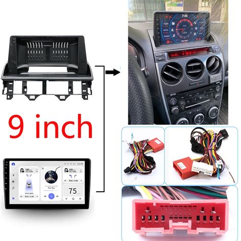 Inch Car Fascia Radio Panel For Mazda Atenza Dash Kit