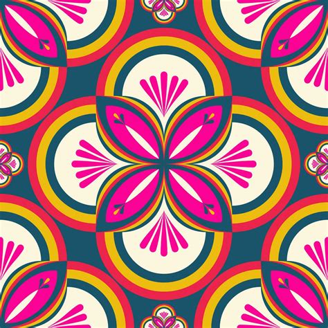 floral modelo fondo cerámico loseta patrón vector patrón linda