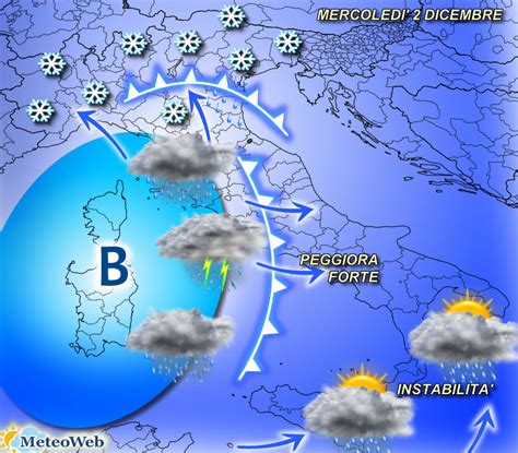 Allerta Meteo Dopo La Neve Al Nord Il Maltempo Punta Il Centro Sud