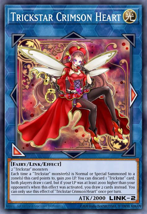 Trickstar Crimson Heart Yu Gi Oh Card Database YGOPRODeck