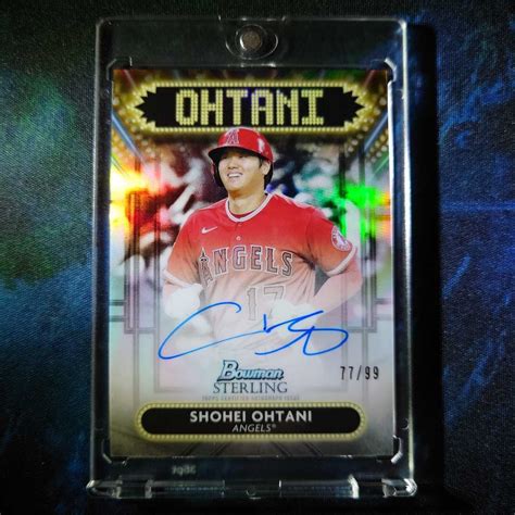 【未使用】topps Bowman Sterling 2022 大谷翔平 直筆サインカード 直書きの落札情報詳細 ヤフオク落札価格情報