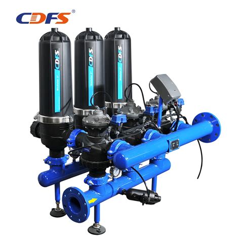 Garden Irrigation Automatic Back Flush Disc Filter Irrigation Filter