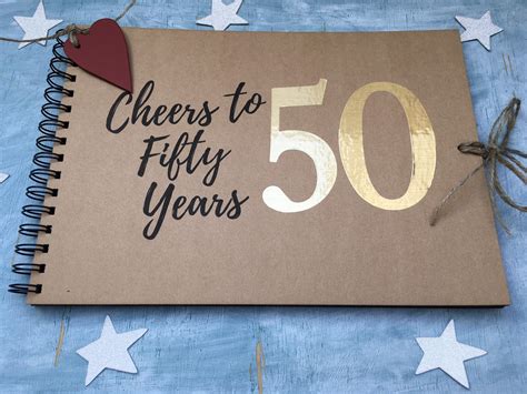 Golden Wedding Anniversary T 50th Anniversary Photo Album Custom