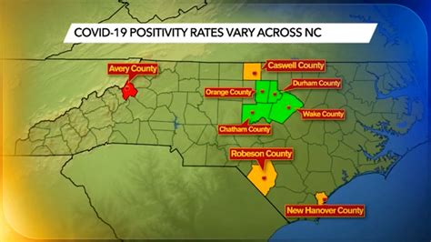 NC Coronavirus: Percentage of positive COVID-19 tests in North Carolina ...