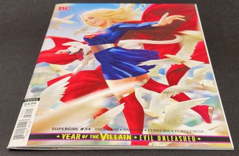 SUPERGIRL Vol 7 34 Derrick Chew Variant Cover Hobbies Toys Books