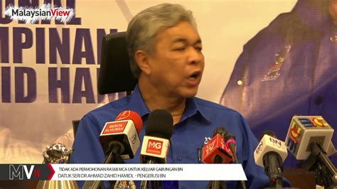 Tidak Ada Sebarang Permohonan Rasmi Dari Mca Untuk Keluar Gabungan Bn