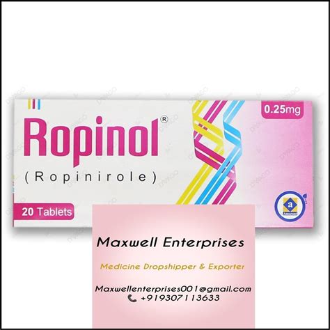 Ropinirole 1mg Tablets At Rs 180stripe Requip In Nagpur Id