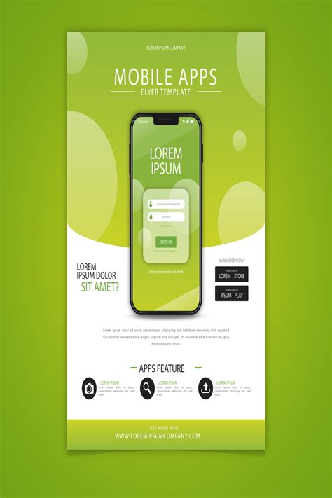 Mobile App Flyer Template MasterBundles