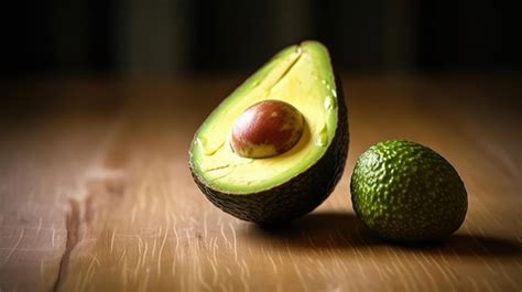 Premium AI Image | long neck avocado or half of fresh avocado