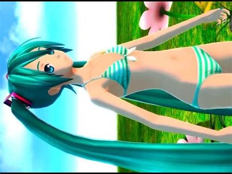 初音ミク Project DIVA F 2nd PS3 水着 ビキニ BIKINI 比基尼 비키니 初音ミク エクストラデータ スイム