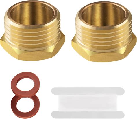 Amazon Brass 3 4 GHT Garden Hose End Cap 3 4 GHT Garden Hose End