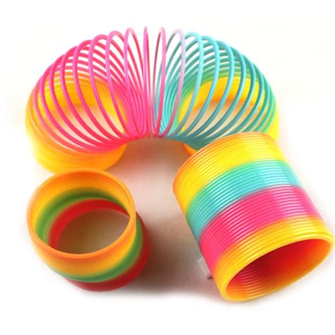 Big Rainbow Spring Magic Tricks Spring Ring Funny Gadgets Stress ...