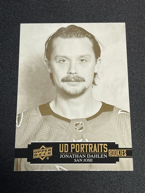 Upper Deck Series Jonathan Dahlen Rc Sharks Ud Portrait