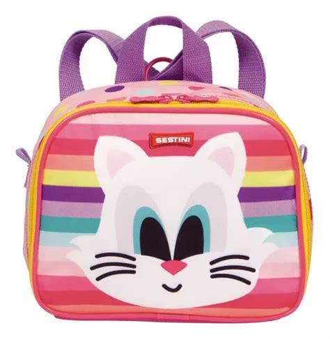 Fiambrera T Rmica Cat Para Ni Os Con Gatitos Escolares Mercadolibre