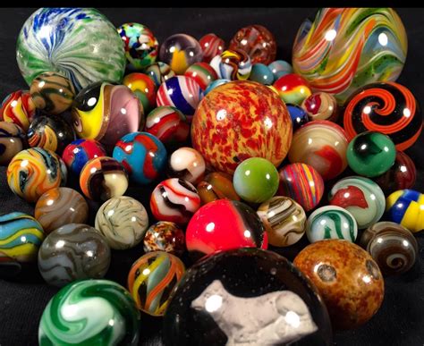 Miscellaneous German Handmade Machine Mades And Contemporary Marbles Glass Marbles Marble