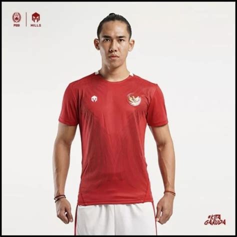 Jual Mills Jersey Garuda Player Issue Home Jersey Away Replika