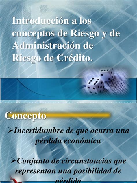 Pdf Riesgo De Credito Ppt Dokumen Tips