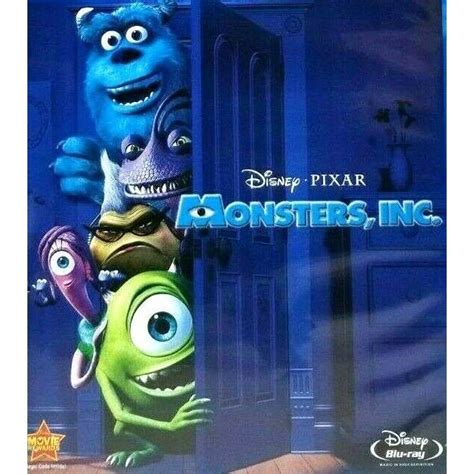 Monsters Inc Blu Ray DVD 4 Disc Combo 2009 Disney Pixar L56 On