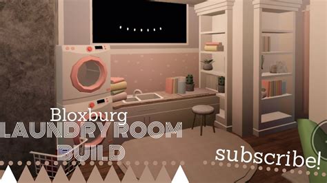 Blush Laundry Room Buildadvanced Placing15kroblox Bloxburg Youtube