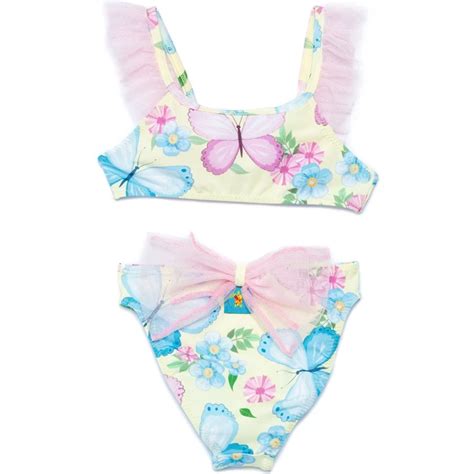 Παιδικό Μαγιό TORTUE Κορίτσι Bikini Πεταλούδες GLAMI gr