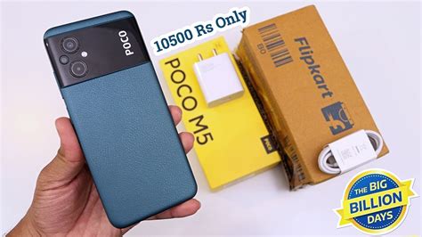 Best Smartphone Deal On Flipkart Big Billion Day Poco M5 Unboxing