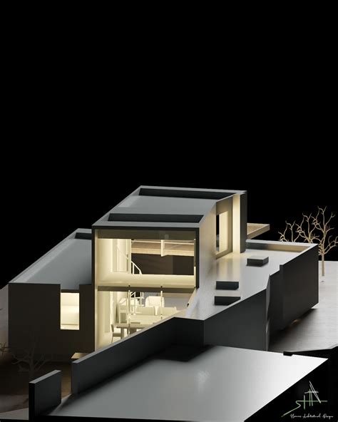 Architectural Model Render Maquette Rendering Behance