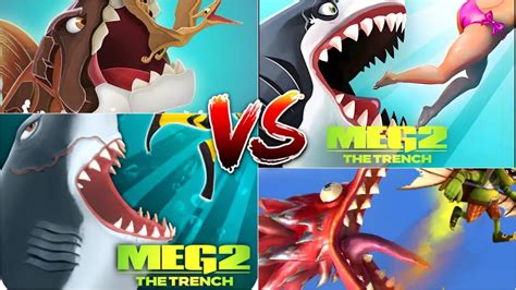 Hungry Shark World Evolution Primal Vs Hungry Drago All Shark And