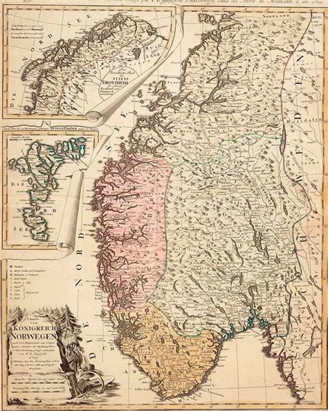 Free Old Maps of Norway To Download - Picture Box Blue