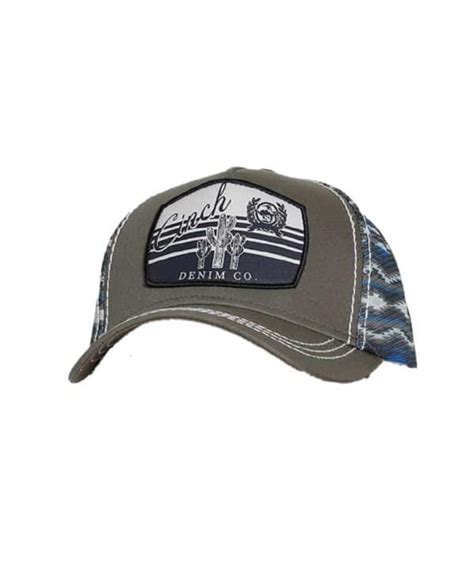 Cinch Women S Blue Aztec Trucker Cap Cowpokes Work Western