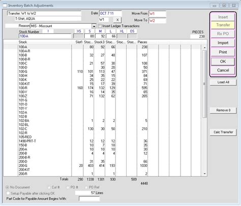 Perfectfit User Guide Transferring Inventory Between Locations